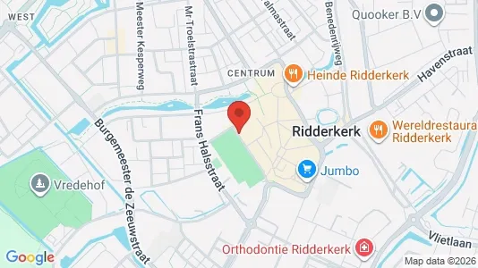 Propiedades comerciales En venta i Ridderkerk - kort over placeringen