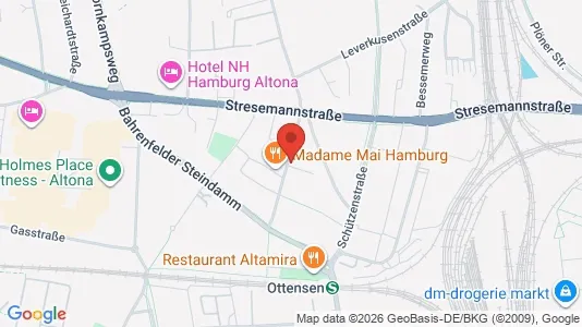 Kontorlokaler til leje i Hamborg Altona - Foto fra Google Street View