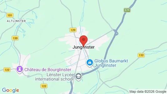 Lokaler til leie i Junglinster – Bilde fra Google Street View