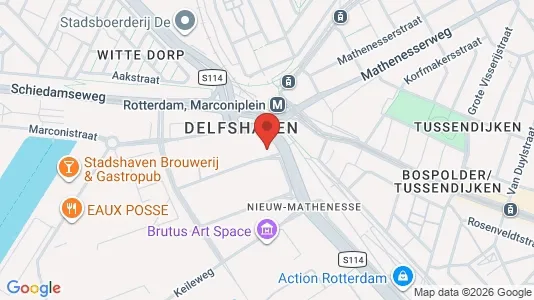 Office spaces for rent i Rotterdam Delfshaven - kort over placeringen
