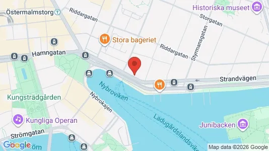 Office spaces for rent i Östermalm - kort over placeringen