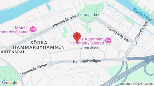 Büros zur Miete i Hammarbyhamnen - kort over placeringen