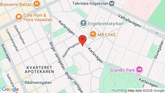 Espacios de oficina En alquiler i Östermalm - kort over placeringen