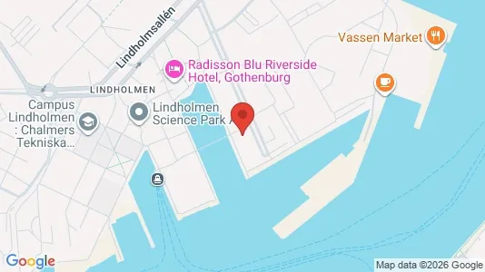Kontorlokaler til leje i Lundby - kort over placeringen