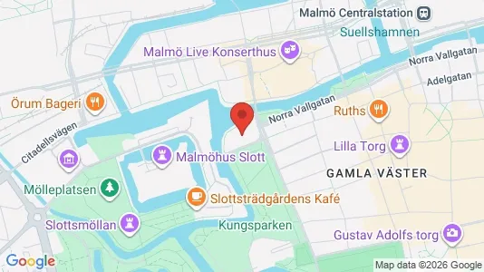 Kontorlokaler til leje i Malmø Centrum - kort over placeringen