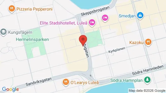 Kontorlokaler til leje i Luleå - Foto fra Google Street View