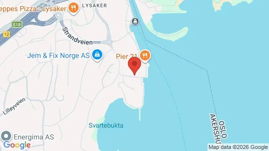 Showroomit Vuokrattavana i Bærum - Kuva Google Street Viewstä