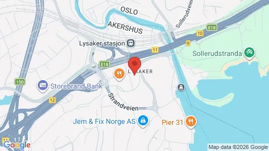 Espacios de oficina En alquiler i Bærum - Foto de Google Street View