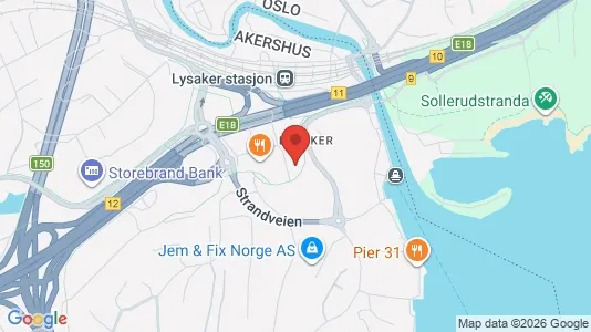 Büros zur Miete i Bærum – Foto von Google Street View