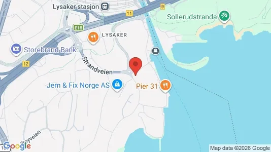 Office spaces for rent i Bærum - Photo from Google Street View