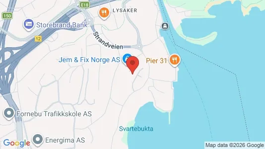 Toimistotilat Vuokrattavana i Bærum - Kuva Google Street Viewstä