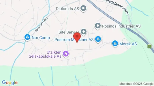 Lokaler til leie i Nittedal – Bilde fra Google Street View