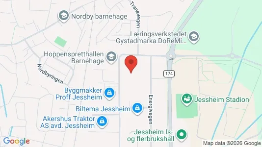 Lokaler til leje i Ullensaker - Foto fra Google Street View