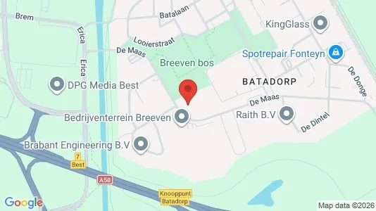 Kontorlokaler til leje i Best - Foto fra Google Street View