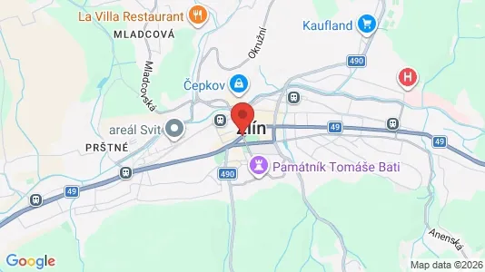 Kaupat Vuokrattavana i Zlín - Kuva Google Street Viewstä