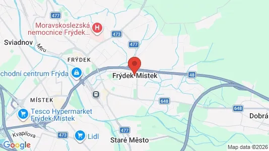 Kaupat Vuokrattavana i Frýdek-Místek - Kuva Google Street Viewstä