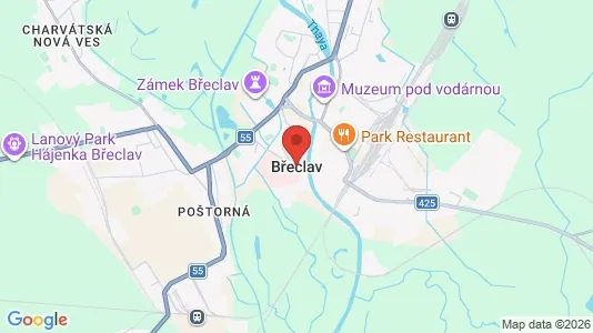 Lager til leie i Břeclav – Bilde fra Google Street View
