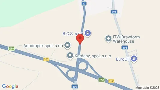 Lager zur Miete i Žďár nad Sázavou - kort over placeringen