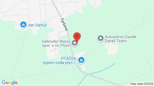 Varastot Vuokrattavana i Plzeň-sever - Kuva Google Street Viewstä