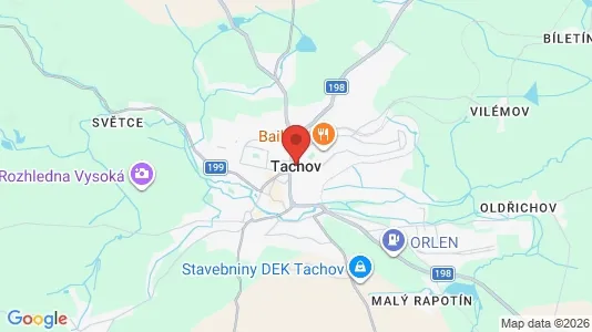 Lagerlokaler för uthyrning i Tachov – Foto från Google Street View
