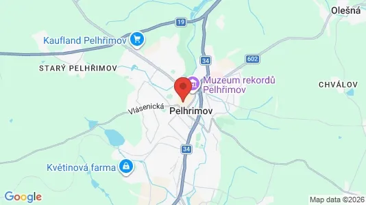 Varastot Vuokrattavana i Pelhřimov - Kuva Google Street Viewstä