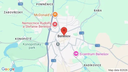 Varastot Vuokrattavana i Benešov - Kuva Google Street Viewstä