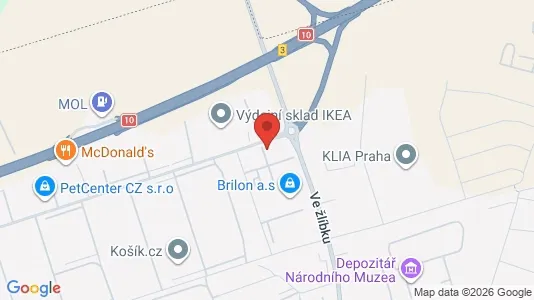 Varastot Vuokrattavana i Praha 9 - Kuva Google Street Viewstä