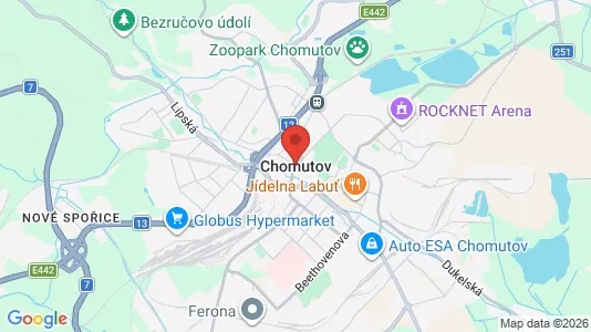 Varastot Vuokrattavana i Chomutov - Kuva Google Street Viewstä