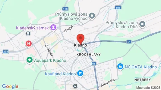 Varastot Vuokrattavana i Kladno - Kuva Google Street Viewstä