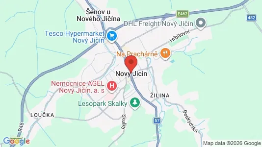 Lager zur Miete i Nový Jičín – Foto von Google Street View