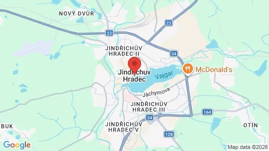 Lager zur Miete i Jindřichův Hradec – Foto von Google Street View
