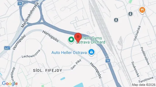 Kontorer til leie i Ostrava-město – Bilde fra Google Street View