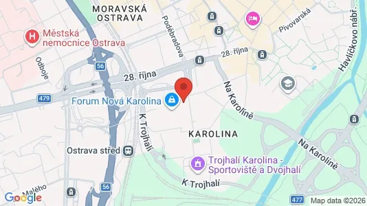 Kontorer til leie i Ostrava-město – Bilde fra Google Street View