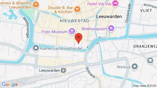 Lokale biurowe Do wynajęcia i Leeuwarden - kort over placeringen