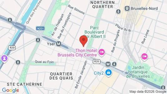 Coworking spaces for rent i Stad Brussel - Photo from Google Street View
