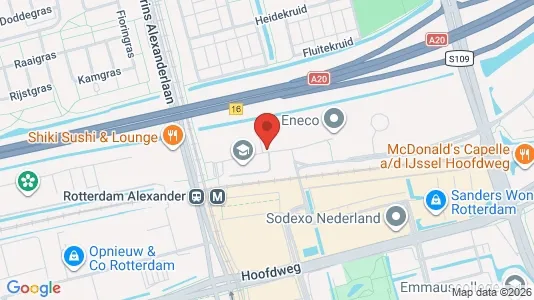 Büros zur Miete i Rotterdam Prins Alexander - kort over placeringen