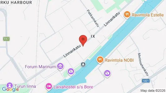 Lokaler til leie i Turku - kort over placeringen