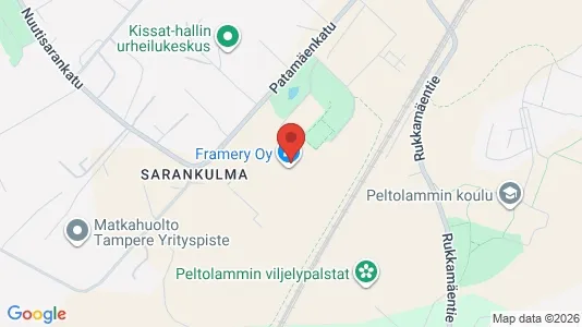Büros zur Miete i Tampere Eteläinen - kort over placeringen