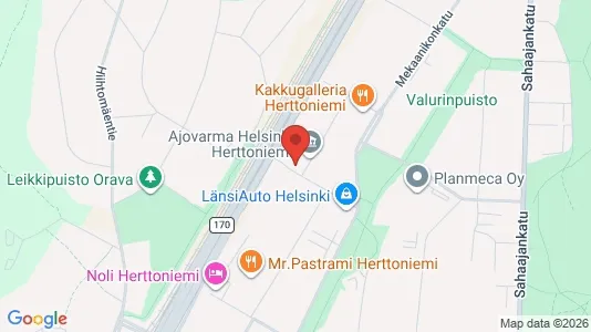 Warehouses for rent i Helsinki Itäinen - Photo from Google Street View