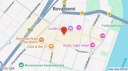 Varastot Vuokrattavana i Rovaniemi - Kuva Google Street Viewstä