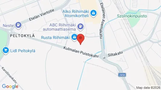 Lager til leie i Riihimäki – Bilde fra Google Street View