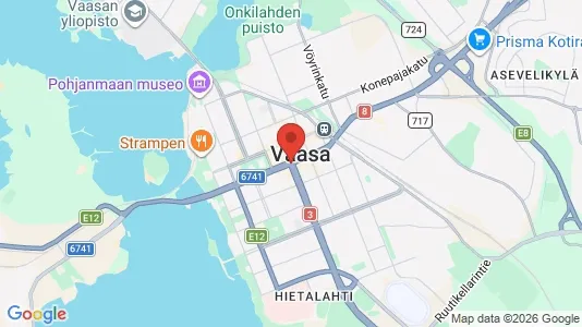 Kaupat Vuokrattavana i Vaasa - Kuva Google Street Viewstä