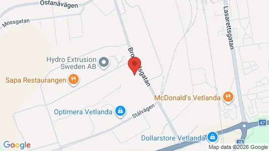 Commercial properties for sale i Vetlanda - Photo from Google Street View