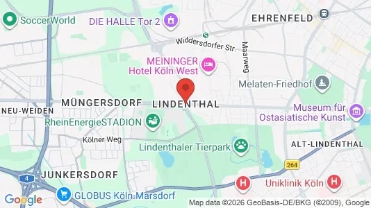 Kontorer til leie i Köln Lindenthal – Bilde fra Google Street View