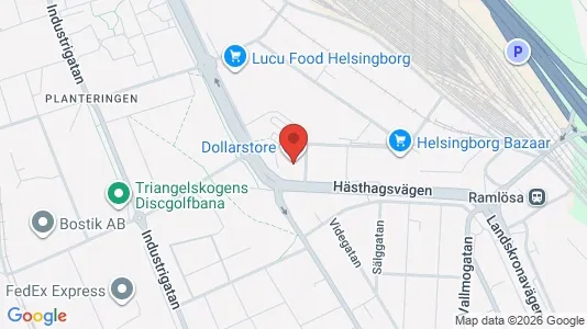 Kontorlokaler til leje i Helsingborg - Foto fra Google Street View