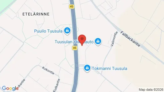 Gewerbeflächen zur Miete i Tuusula – Foto von Google Street View