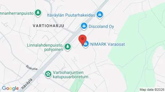 Warehouses for rent i Helsinki Itäinen - Photo from Google Street View