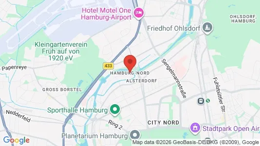 Lager zur Miete i Hamburg Nord – Foto von Google Street View