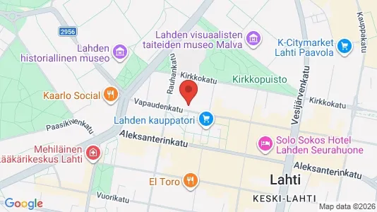 Kontorer til leie i Lahti – Bilde fra Google Street View