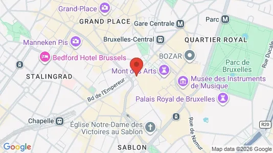Kontorhoteller til leje i Stad Brussel - Foto fra Google Street View